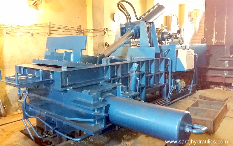 metal baling press machine